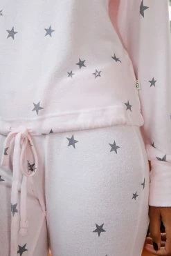 Cheap ✔️ UGG Gable Heather Stars Lounge Set PINK ✔️ -PAIGE-shop unnamed file 1005