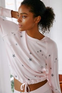 Cheap ✔️ UGG Gable Heather Stars Lounge Set PINK ✔️ -PAIGE-shop unnamed file 1007