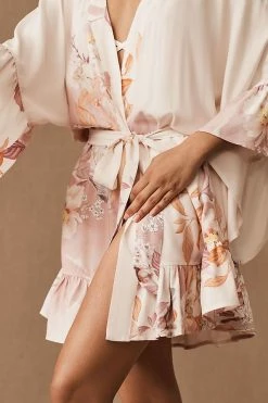 Cheapest ✔️ Plum Pretty Sugar Fortunate Robe CHAMPAGNE MULTI ???? -PAIGE-shop unnamed file 1059