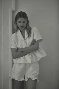 Wholesale 🔔 Sister Jane Fleur Pajama Shorts IVORY 👏