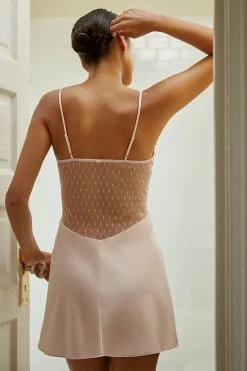 Wholesale ???? Flora Nikrooz Embroidered Lace Robe PINK ???? -PAIGE-shop unnamed file 1093