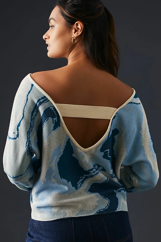 Cheapest 👍 Daily Practice By Anthropologie Hazy Daze Sweater BLUE 🔥 4 Cheapest 👍 Daily Practice By Anthropologie Hazy Daze Sweater BLUE 🔥 - Image 2