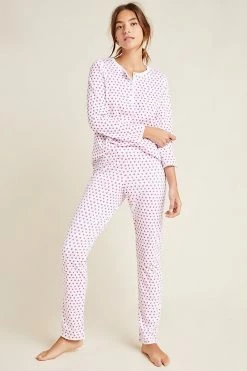 Best Pirce 🧨 Roller Rabbit Hearts Sleep Set PINK 😀