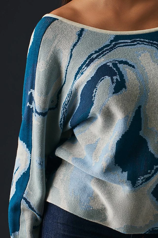 Cheapest 👍 Daily Practice By Anthropologie Hazy Daze Sweater BLUE 🔥 5 Cheapest 👍 Daily Practice By Anthropologie Hazy Daze Sweater BLUE 🔥 - Image 3