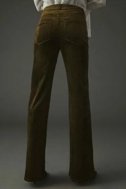 Wholesale ✔️ Paige Leenah Velvet Corduroy Trousers MOSS ✔️ -PAIGE-shop unnamed file 1168