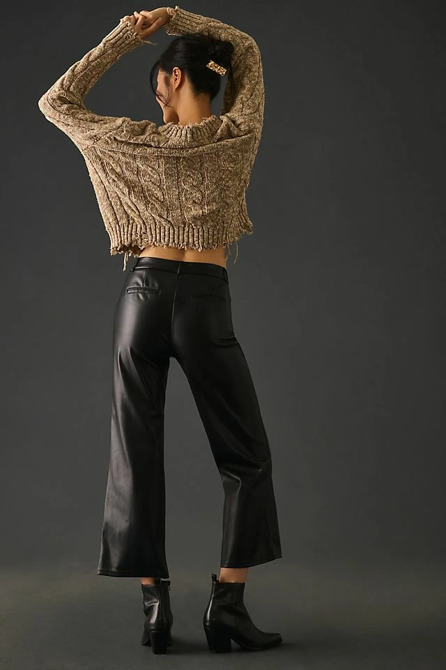 Discount ๐ Avec Les Filles Faux Leather Trousers BLACK ๐ 5 Discount ๐ Avec Les Filles Faux Leather Trousers BLACK ๐ - Image 3