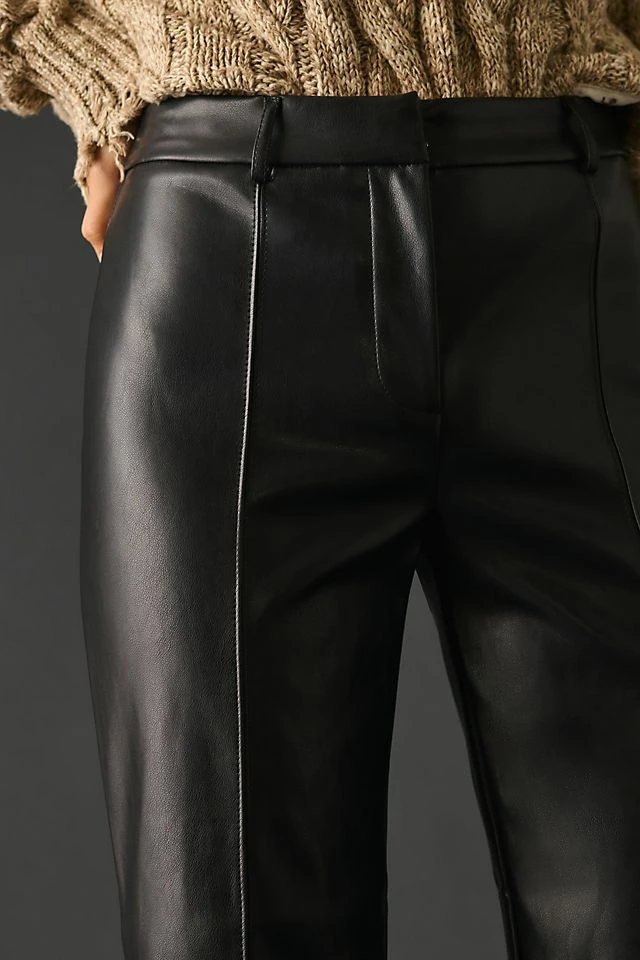 Discount ๐ Avec Les Filles Faux Leather Trousers BLACK ๐ 6 Discount ๐ Avec Les Filles Faux Leather Trousers BLACK ๐ - Image 4