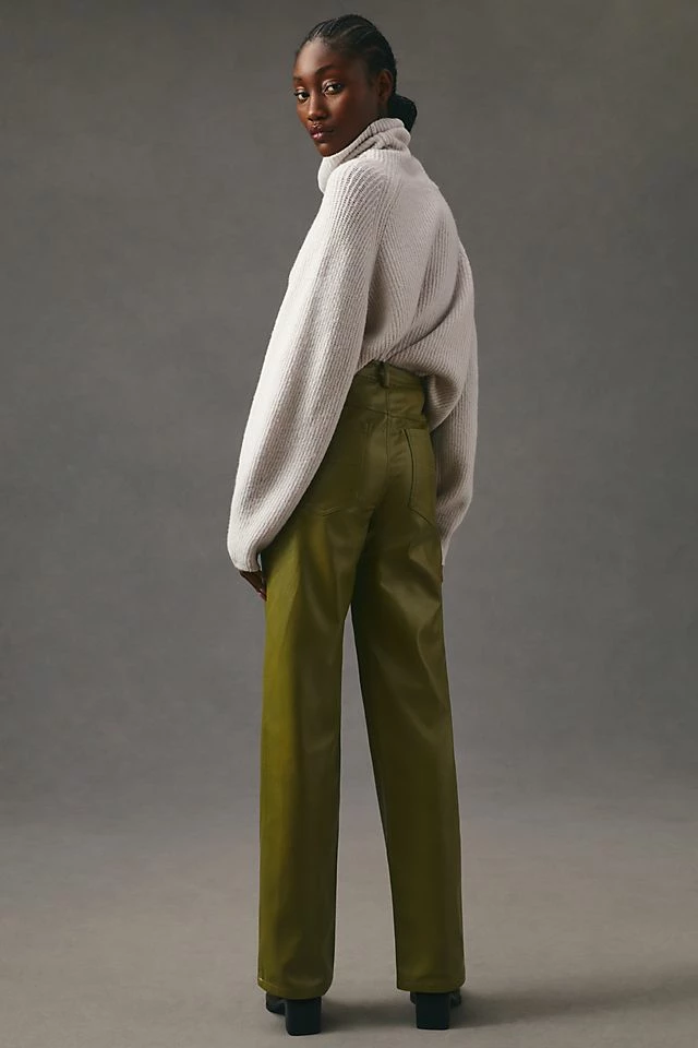 Brand new π En Saison Lana Faux Leather Pants OLIVE π 6 Brand new π En Saison Lana Faux Leather Pants OLIVE π - Image 4