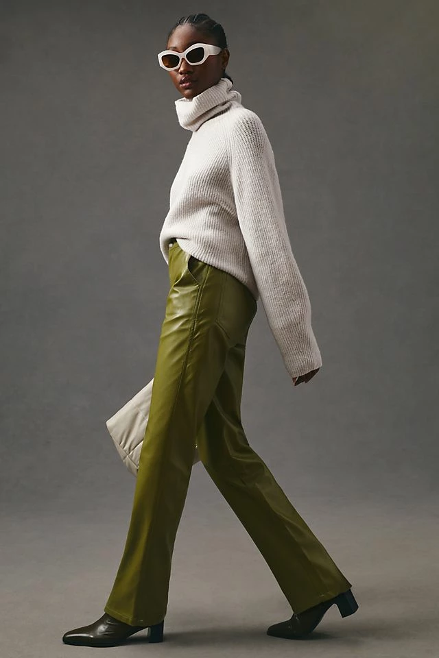 Brand new π En Saison Lana Faux Leather Pants OLIVE π 7 Brand new π En Saison Lana Faux Leather Pants OLIVE π - Image 5