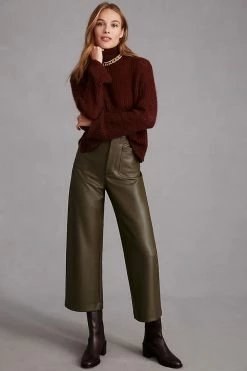 Cheapest ???? Maeve The Colette Faux Leather Pants MOSS ⌛ 3 Cheapest ???? Maeve The Colette Faux Leather Pants MOSS ⌛ -PAIGE-shop unnamed file 1198