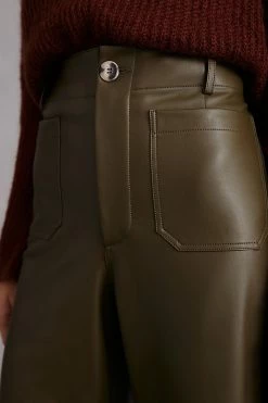 Cheapest ???? Maeve The Colette Faux Leather Pants MOSS ⌛ 6 Cheapest ???? Maeve The Colette Faux Leather Pants MOSS ⌛ -PAIGE-shop unnamed file 1201