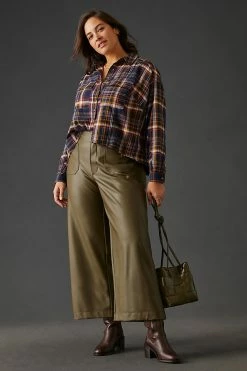 Cheapest ???? Maeve The Colette Faux Leather Pants MOSS ⌛ 7 Cheapest ???? Maeve The Colette Faux Leather Pants MOSS ⌛ -PAIGE-shop unnamed file 1202