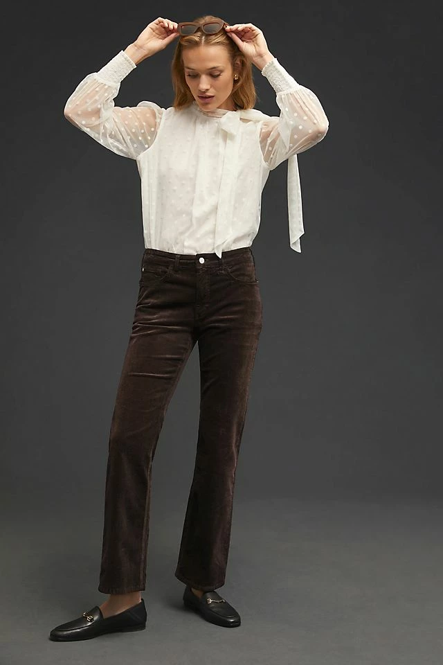 The Yaya Mid-Rise Crop Flare Corduroy Jeans Best deal ???? Pilcro The Yaya Mid-Rise Crop Flare Corduroy ???? Jeans TAUPE ❤️ -PAIGE-shop unnamed file 1203