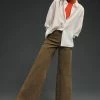New ???? Pilcro The Gwen Wide-Leg Corduroy Pants MOSS ???? -PAIGE-shop unnamed file 1220