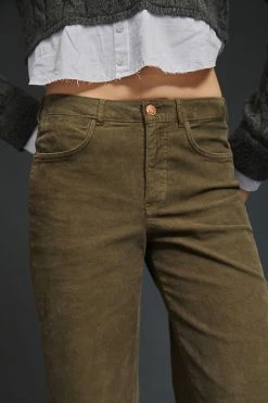 New ???? Pilcro The Gwen Wide-Leg Corduroy Pants MOSS ???? 6 New ???? Pilcro The Gwen Wide-Leg Corduroy Pants MOSS ???? -PAIGE-shop unnamed file 1224