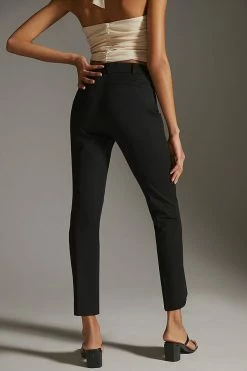 Top 10 ???? Maeve The Essential Slim Kick Flare Pants BLACK ???? -PAIGE-shop unnamed file 1233