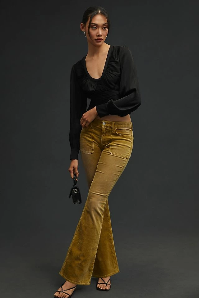 The Icon Flare Corduroy Jeans Cheap ✨ Pilcro The Icon Flare Corduroy ???? Jeans CHARTREUSE ???? -PAIGE-shop unnamed file 1242