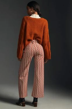 Flash Sale ???? Maeve The Colette Wide-Leg Ponte Pants CEDAR ???? -PAIGE-shop unnamed file 1252