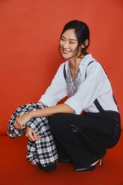 Budget ???? By Anthropologie Luxe Suspender Flare Pants BLACK ❤️ -PAIGE-shop unnamed file 1258