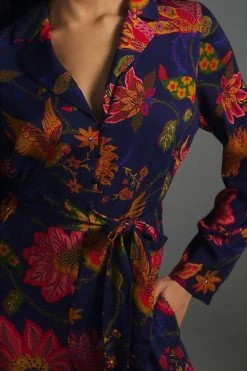 Wholesale ✨ Farm Rio Tie-Waist Jumpsuit BLUE MOTIF ???? -PAIGE-shop unnamed file 1267