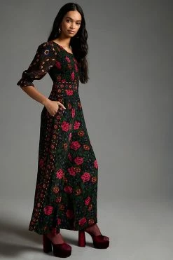 Deals ???? Farm Rio Smocked Jumpsuit BLACK MOTIF ???? -PAIGE-shop unnamed file 1272