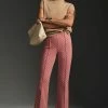 Budget ???? Maeve The Margot Kick-Flare Cropped Pants PINK ???? -PAIGE-shop unnamed file 1273