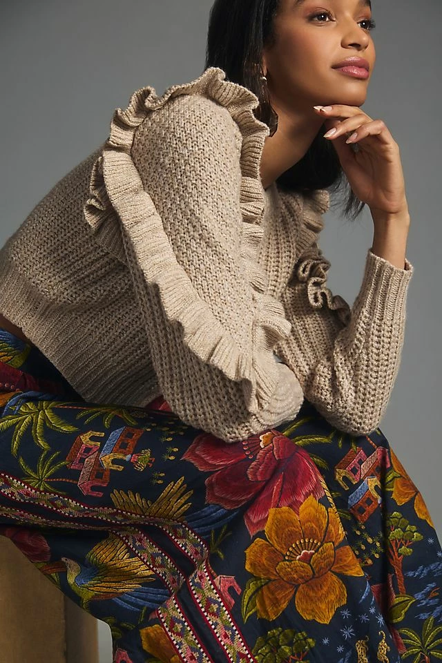 Budget โ๏ธ Farm Rio Printed Wide-Leg Pants PURPLE MOTIF ๐งจ 6 Budget โ๏ธ Farm Rio Printed Wide-Leg Pants PURPLE MOTIF ๐งจ - Image 4