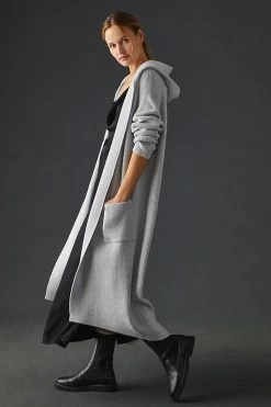 Buy ⭐ Daily Practice By Anthropologie The Snow Bird Cardigan LIGHT GREY ⌛ -PAIGE-shop unnamed file 130