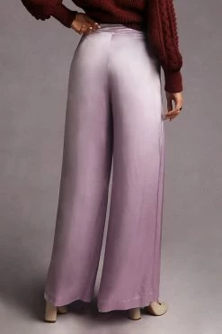 New ???? By Anthropologie Pleated Shine Pants LILAC ✨ -PAIGE-shop unnamed file 1300