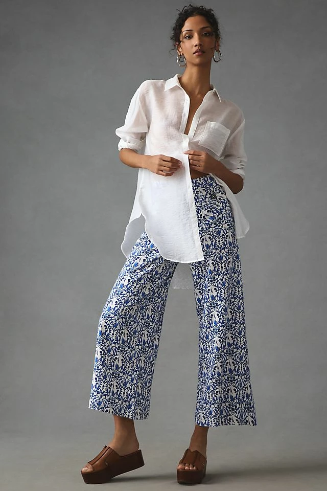 Maeve Printed Palazzo Pants Outlet ✔️ Maeve Printed Palazzo Pants IVORY ???? -PAIGE-shop unnamed file 1307