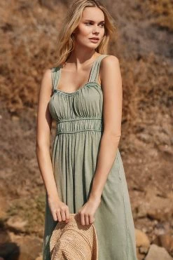 Cheapest ⭐ By Anthropologie V-Neck Jumpsuit MOSS ❤️ -PAIGE-shop unnamed file 1314