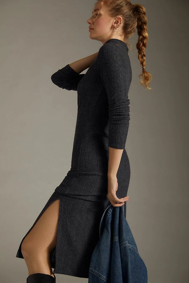 Brand new ๐ Daily Practice By Anthropologie Turtleneck ๐ Dress BLACK ๐ 4 Brand new ๐ Daily Practice By Anthropologie Turtleneck ๐ Dress BLACK ๐ - Image 2