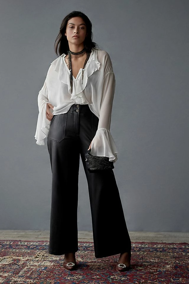 Promo ๐ฅฐ Maeve The Naomi Faux Leather Pants BLACK MOTIF ๐ 8 Promo ๐ฅฐ Maeve The Naomi Faux Leather Pants BLACK MOTIF ๐ - Image 6