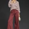 Wholesale 💯 Pilcro The Jane High-Rise Wide-Leg Pants DARK PURPLE 🤩