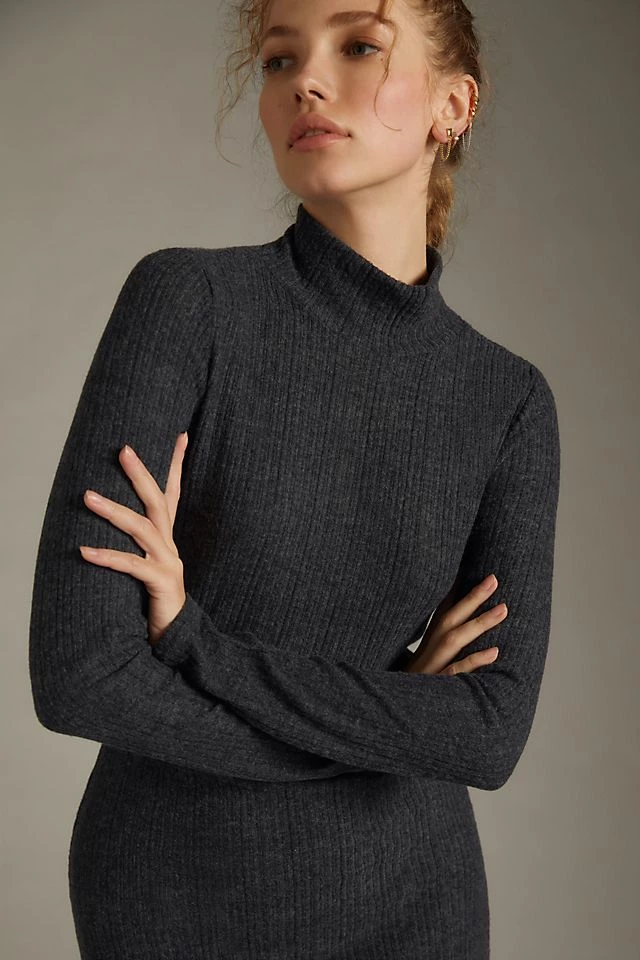 Brand new ๐ Daily Practice By Anthropologie Turtleneck ๐ Dress BLACK ๐ 6 Brand new ๐ Daily Practice By Anthropologie Turtleneck ๐ Dress BLACK ๐ - Image 4
