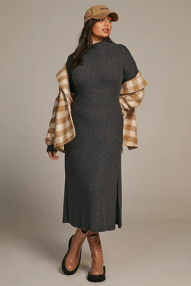 Brand new ๐ Daily Practice By Anthropologie Turtleneck ๐ Dress BLACK ๐ 8 Brand new ๐ Daily Practice By Anthropologie Turtleneck ๐ Dress BLACK ๐ - Image 6