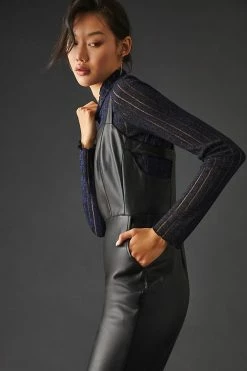 Flash Sale ???? Bagatelle Faux Leather Jumpsuit BLACK ???? -PAIGE-shop unnamed file 1381