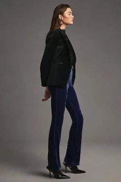 Brand new ⭐ By Anthropologie Bootcut Velvet Pants PURPLE 🌟 -PAIGE-shop unnamed file 1389