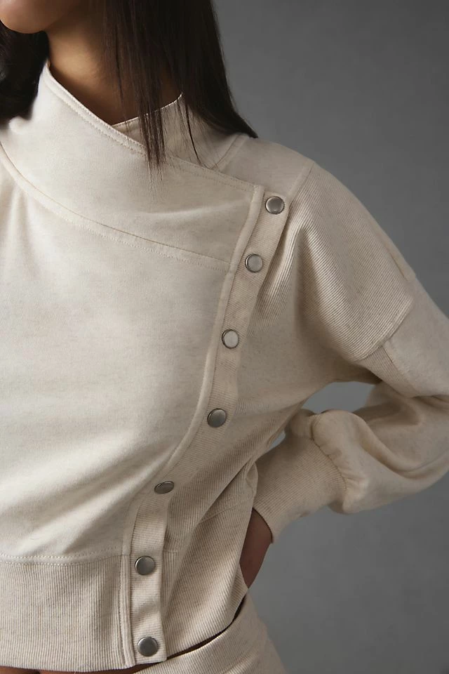 Promo 👏 Daily Practice By Anthropologie Wrap Sweatshirt SAND 😉 6 Promo 👏 Daily Practice By Anthropologie Wrap Sweatshirt SAND 😉 - Image 4