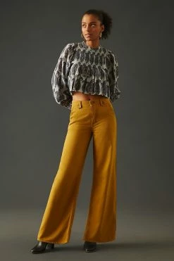 Best deal ✔️ Pilcro Low-Rise Column Pants YELLOW ⌛ 9 Best deal ✔️ Pilcro Low-Rise Column Pants YELLOW ⌛ -PAIGE-shop unnamed file 1427