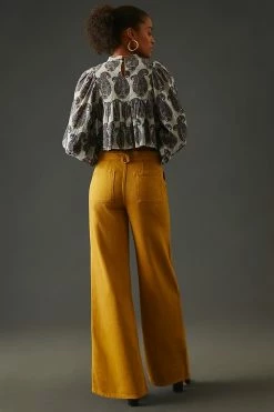 Best deal ✔️ Pilcro Low-Rise Column Pants YELLOW ⌛ 10 Best deal ✔️ Pilcro Low-Rise Column Pants YELLOW ⌛ -PAIGE-shop unnamed file 1428