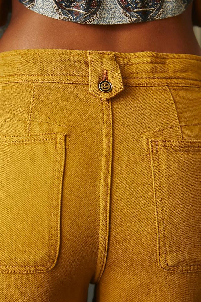 Best deal ✔️ Pilcro Low-Rise Column Pants YELLOW ⌛ 7 Best deal ✔️ Pilcro Low-Rise Column Pants YELLOW ⌛ - Image 5