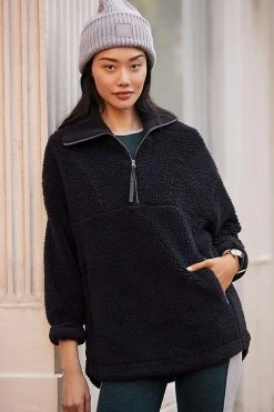 Best Sale ๐ Varley Stratton Half-Zip Jacket BLACK ๐