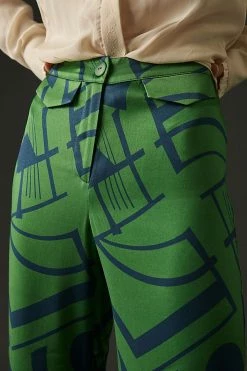 Buy ???? Corey Lynn Calter Wide-Leg Printed Pants BLUE MOTIF ???? -PAIGE-shop unnamed file 1452