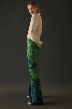 Buy ???? Corey Lynn Calter Wide-Leg Printed Pants BLUE MOTIF ???? -PAIGE-shop unnamed file 1453