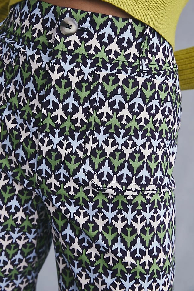 The Colette Cropped Wide-Leg Pants Brand new ???? Maeve The Colette Cropped Wide-Leg Pants DARK BLUE ???? -PAIGE-shop unnamed file 1461