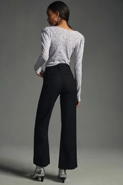 Hot Sale ???? Maeve The Naomi Wide-Leg Cropped Flare Pants BLACK ✔️ 6 Hot Sale ???? Maeve The Naomi Wide-Leg Cropped Flare Pants BLACK ✔️ -PAIGE-shop unnamed file 1468