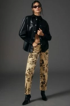 Outlet ???? Pilcro The Wanderer Low-Rise Pants NEUTRAL MOTIF ????