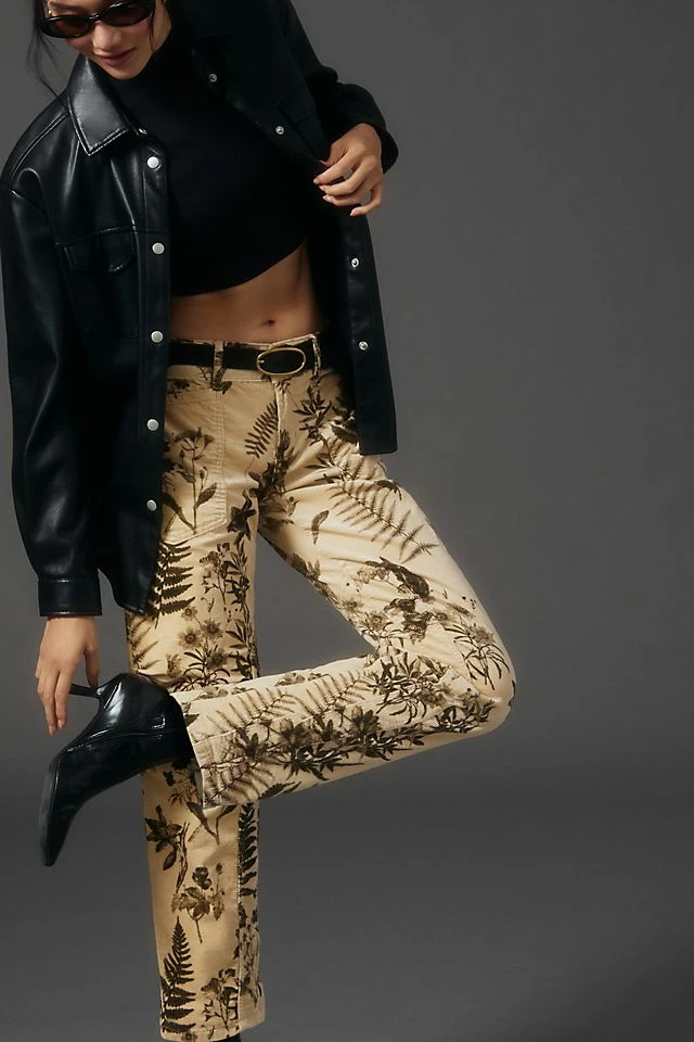 Pilcro The Wanderer Low-Rise Pants Outlet ???? Pilcro The Wanderer Low-Rise Pants NEUTRAL MOTIF ???? -PAIGE-shop unnamed file 1483