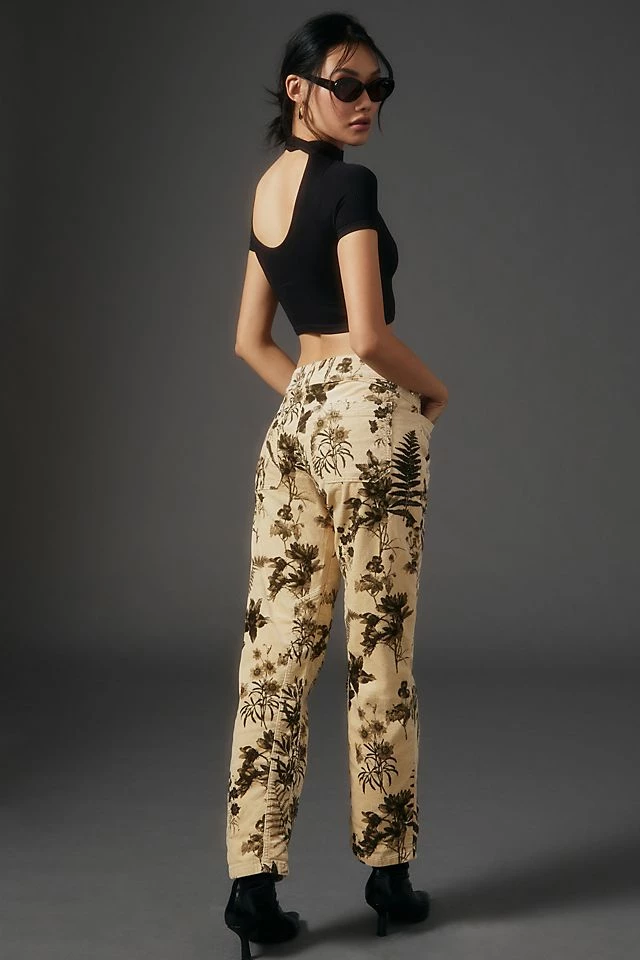 Pilcro The Wanderer Low-Rise Pants Outlet ???? Pilcro The Wanderer Low-Rise Pants NEUTRAL MOTIF ???? -PAIGE-shop unnamed file 1484